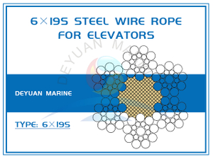 6×19S Steel Wire Rope For Elevators 