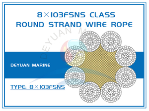 8×103FSNS Class Round Strand Wire Rope