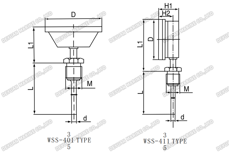 Bimetal Thermometer-DEYUAN MARINE4