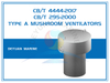 Marine Mushroom Ventilators CB/T 4444-2017 Type A