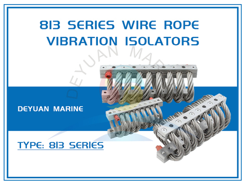 813 Series Wire Rope Vibration Isolators