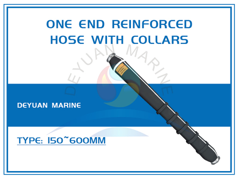 One End Reinforced Hose With Collars