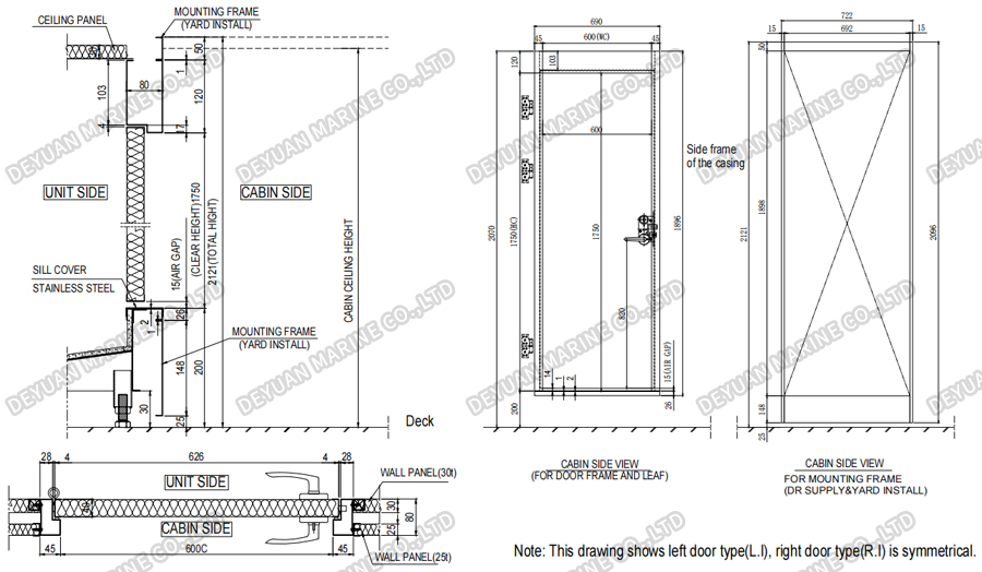 Marine Wet Sanitary Unit T5 Type-DEYUAN MARINE7