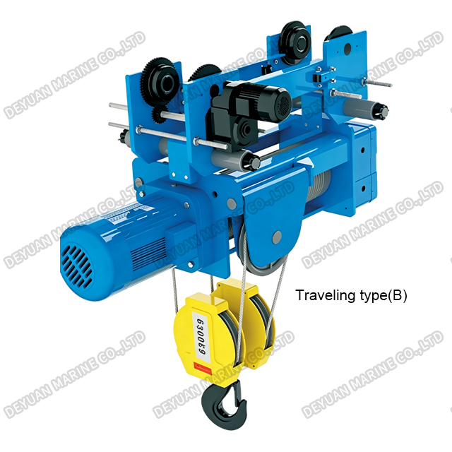SH Type Electric Wire Rope Hoist (1/4 Rope Reeving)
