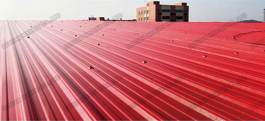 UPVC Anticorrosion Insulated Roofing Sheet-DEYUAN MARINE3