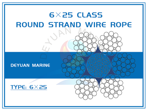 6×25 Class Round Strand Wire Rope