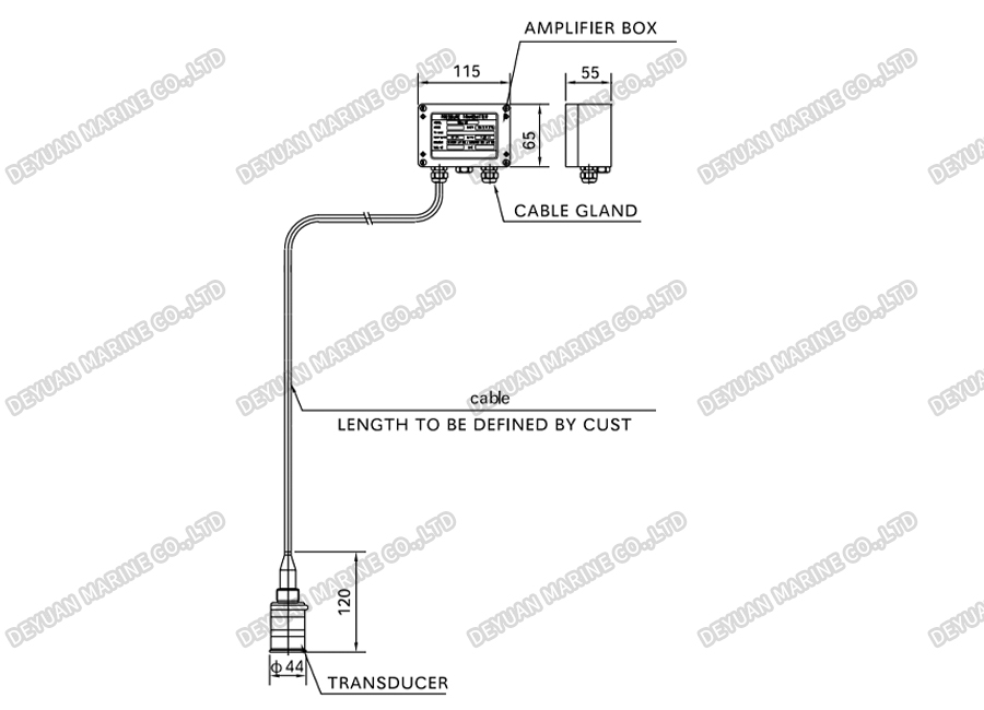 YSZK-01L Pressure Type Level Transmitter-DEYUAN MARINE2
