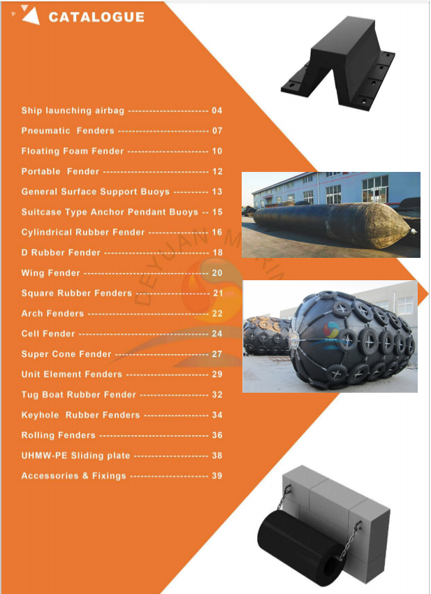 Customize Rubber Fenders and Foam Fenders