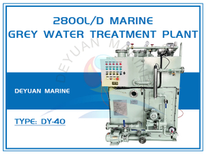2800L/d Marine Grey water Treatment Plant