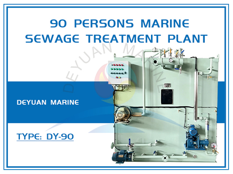 90 Persons Marine Blackwater and Graywater Treatment Equipment