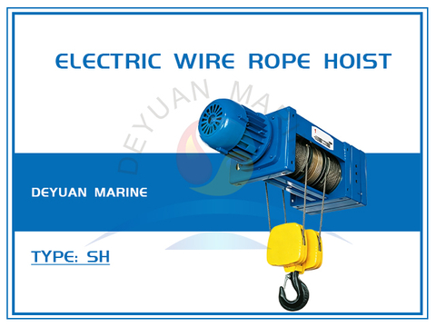 SH Type Electric Wire Rope Hoist (1/4 Rope Reeving)