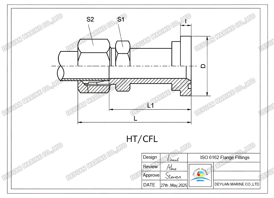 ISO 6162 Flange Fittings-DEYUAN MARINE 2.