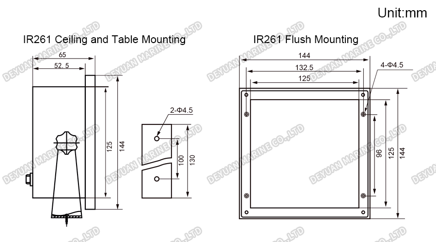 NMEA0183 Depth Repeater IR261-DEYUAN MARINE 3