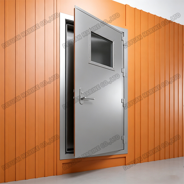 A-60 Class Weathertight Single Leaf Fireproof Door