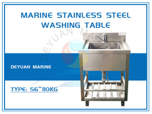 Marine Stainless Steel Washing Table