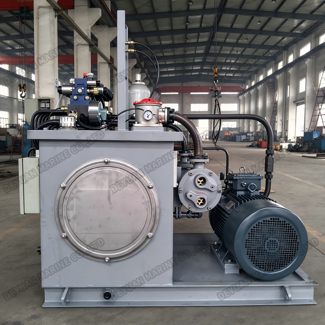 Marine Ship Hydraulic Power Pack Unit For 100T Shark Jaw 