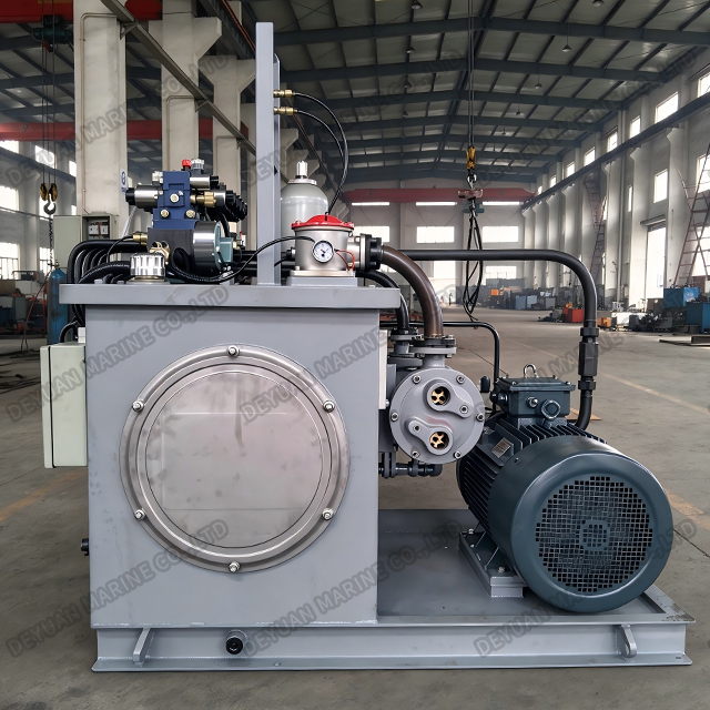 Marine Ship Hydraulic Power Pack Unit For 100T Shark Jaw 