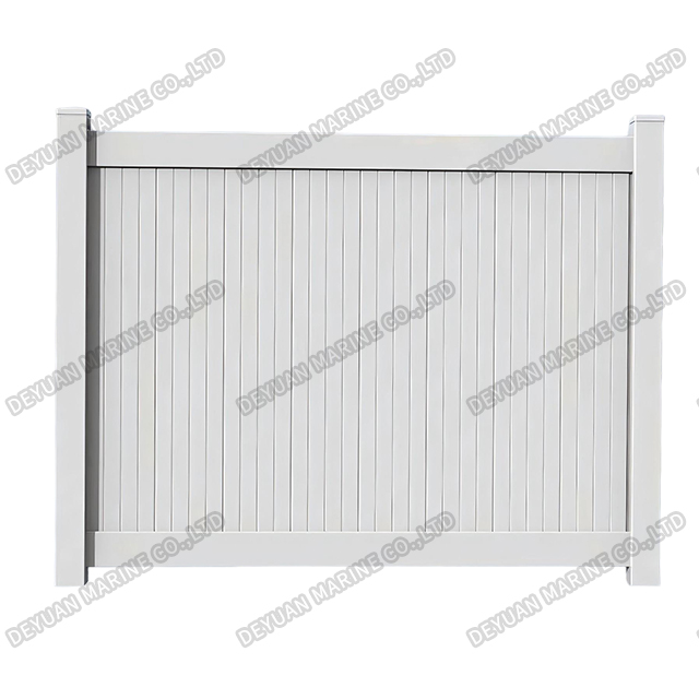 PVC Privacy Fence Style