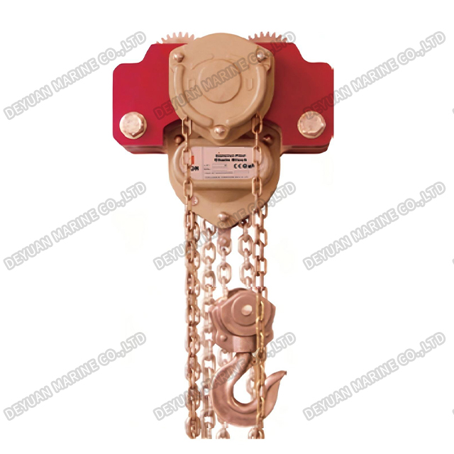 Explosion-Proof Low Headroom Traveling Hand Chain Hoist 