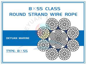8×55 Class Round Strand Wire Rope