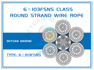 6×103FSNS Class Round Strand Wire Rope