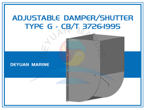 Rectangular Adjustable Hinge Type Damper CB/T 3726-1995 Type G
