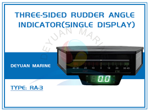 RA-3 Three-sided Rudder Angle Indicator(Single Display)