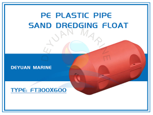 PE Plastic Pipe Sand Dredging Float