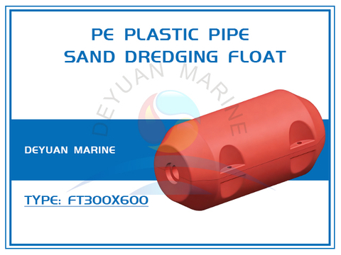 PE Plastic Pipe Sand Dredging Float