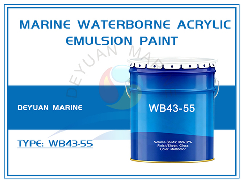 WB43-55 Marine Waterborne Acrylic Emulsion Paint