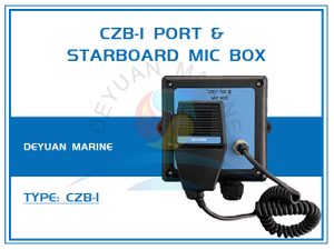 CZB-1 Port & Starboard MIC Box for Marine Public Address System