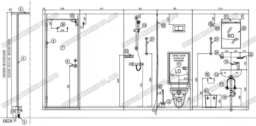 Marine Wet Sanitary Unit T4 Type-DEYUAN MARINE4