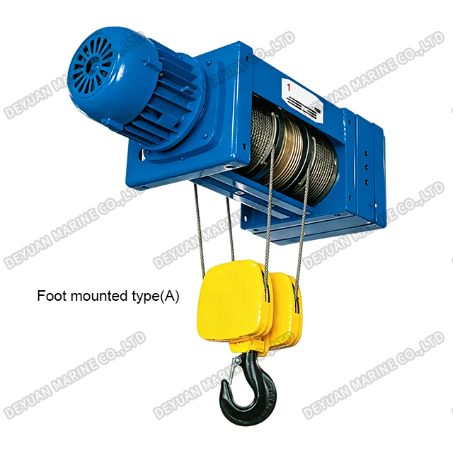 SH Type Electric Wire Rope Hoist (1/4 Rope Reeving)