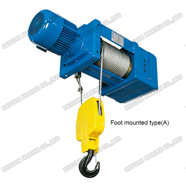SH Type Electric Wire Rope Hoist (1/2 Rope Reeving)