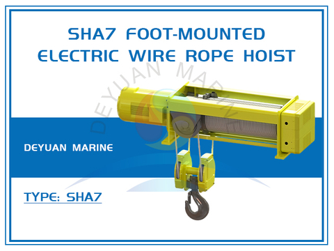 SHA7 Foot-mounted Electric Wire Rope Hoist