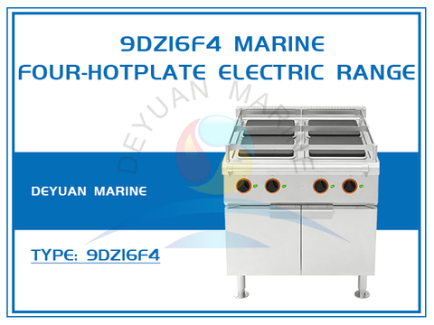 9DZ16F4 Marine Four-Hotplate Electric Range