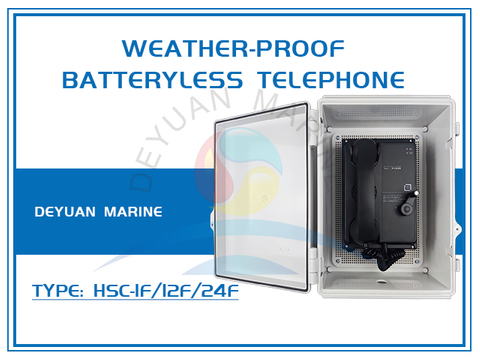 Weather-proof Single-way/Multi-way Batteryless Telephone