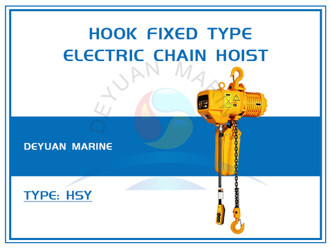 500KG-3T Hook Fixed Type Electric Chain Hoist (Single Chain) 