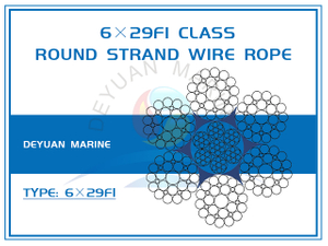 6×29Fi Class Round Strand Wire Rope