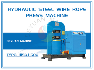 Hydraulic Steel Wire Rope Press Machine 