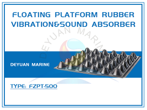 FZPT-500 Type Floating Platform Rubber Vibration And Sound Insulation Mat