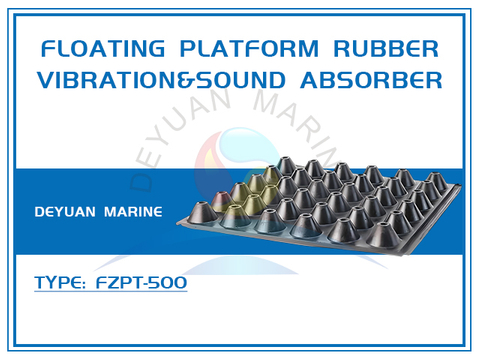 FZPT-500 Type Floating Platform Rubber Vibration And Sound Insulation Mat