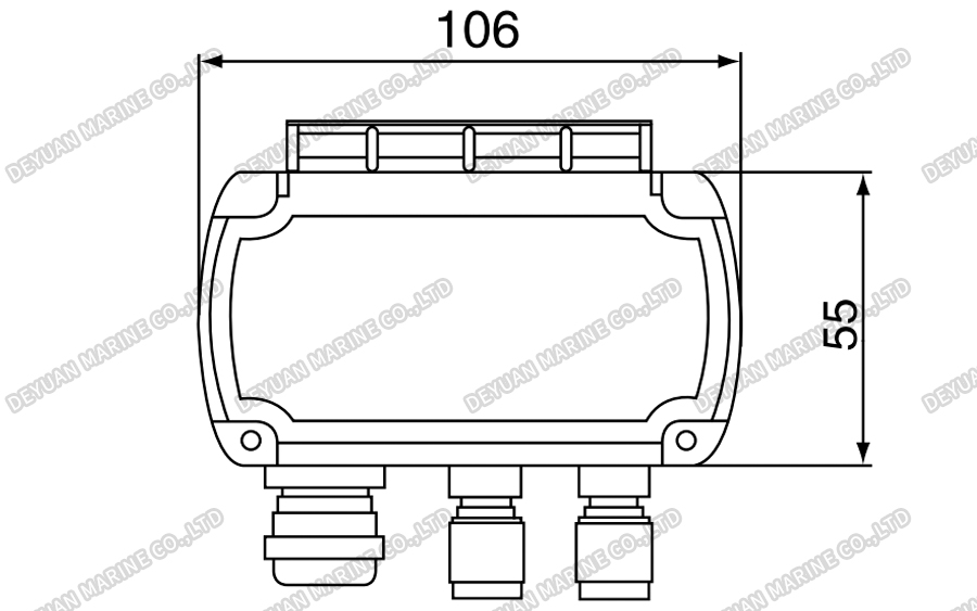 YSZK Type Cabin Pressure Transmitter-DEYUAN MARINE2