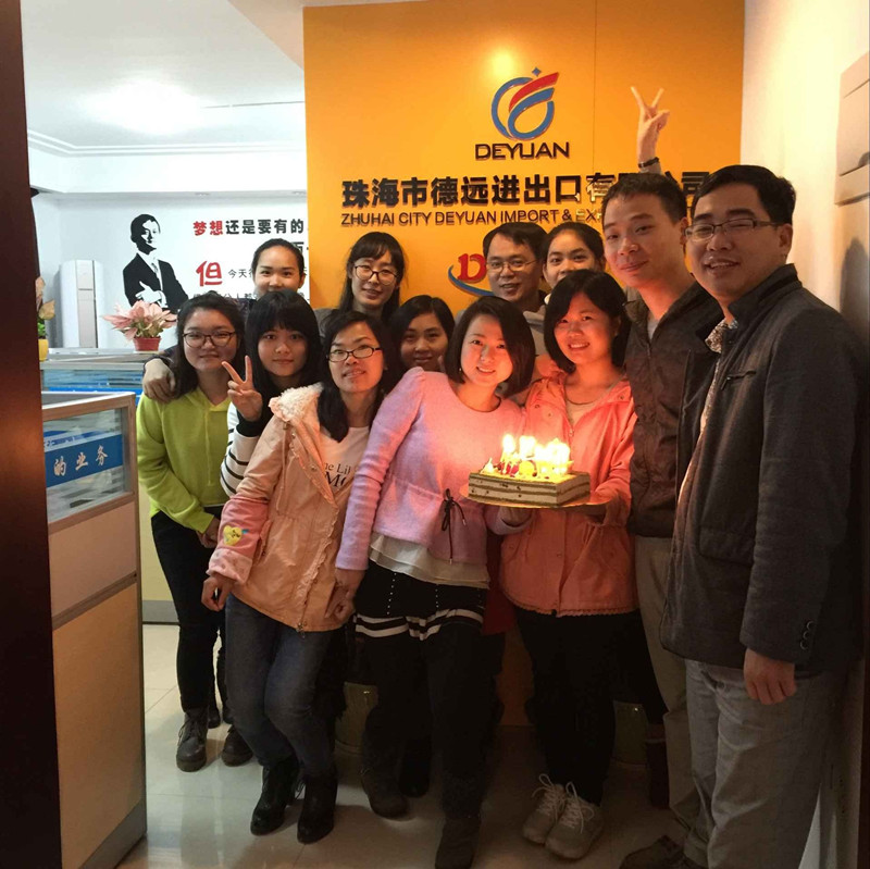 Birthday Celebration For Deyuan Marine Sales team Members