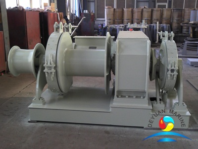 Approved Combined Single Drum Single Gypsy Anchor Windlass And Mooring ...