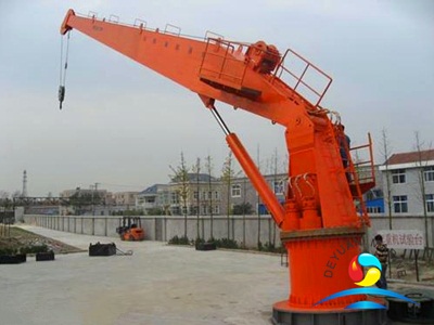 Marine Hydraulic Driven Fixed Boom Type Provisions Crane 