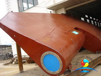 Alloy Steel Hight Quality Marine Fishtail Rudder For Vessel