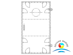 CFG Type Marine Single-leaf Steel Weathertight Door