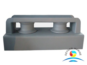 Mooring JIS F 2014-87 Closed Type Two-roller Fairlead With Stand