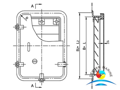 Marine Boat Weathertight Closable Type Steel Louver from China ...